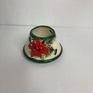 vintage holiday holly heart cut out candle shade replacement christmas